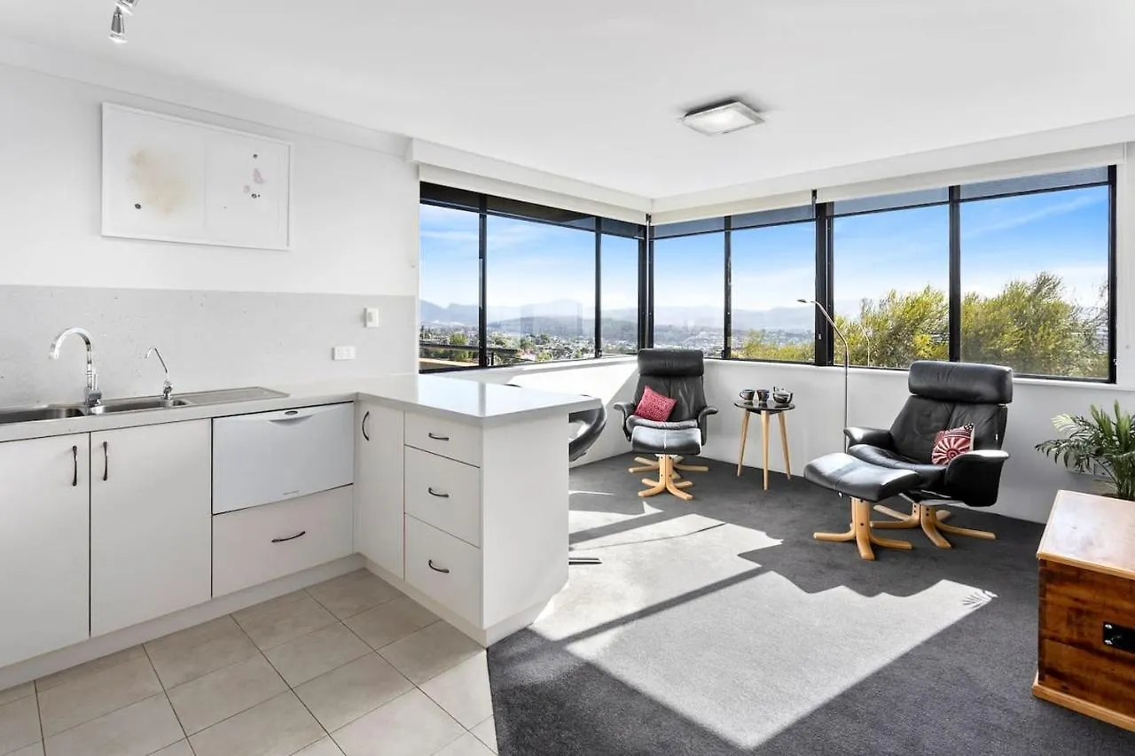 Apartamento 'Penthouse-Style Pad' Breathtaking Panoramic Views Hobart Australia